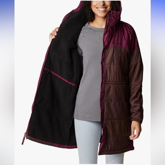 Columbia Women's Flash Challenger Sherpa Lined Long Jacket Size Small - Picture 4 of 12